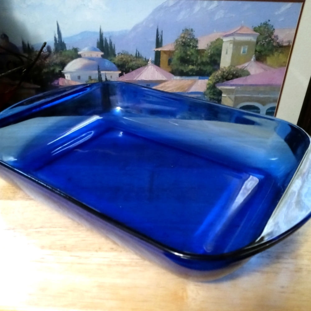 🎻🍱ANCHOR VINTAGE BAKING DISH🍔🍜 11×8"